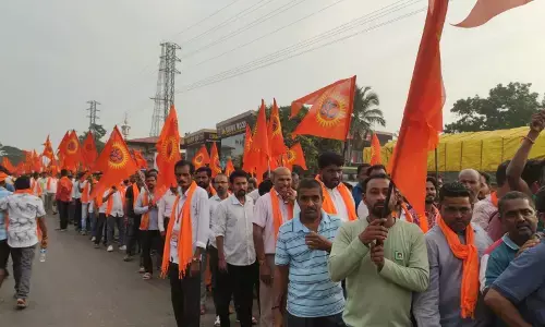 ಭಟ್ಕಳ: ಬಾಂಗ್ಲದೇಶದಲ್ಲಿ ಹಿಂದೂಗಳ ಮೇಲಿನ ದೌರ್ಜನ್ಯ ಖಂಡಿಸಿ ಹಿಂಜಾವೇಯಿಂದ ಪ್ರತಿಭಟನೆ