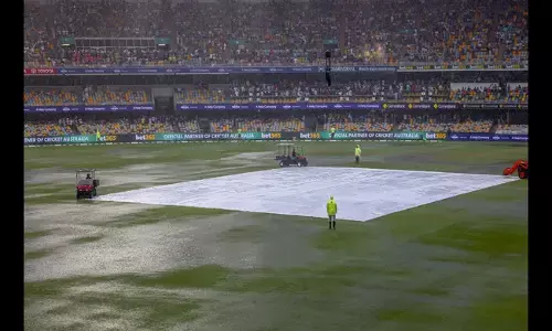 ಬ್ರಿಸ್ಬೇನ್ | ಮೊದಲ ದಿನ ಮಳೆಯದ್ದೇ ಆಟ