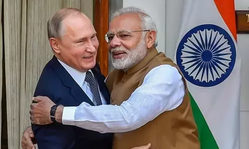 Photo of Vladimir Putin and Narendra Modi
