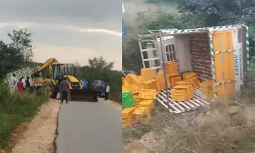 ಕೋಲಾರ | ಬೊಲೆರೋ ವಾಹನ ಢಿಕ್ಕಿ : ಕೆಲಸ ಮುಗಿಸಿಕೊಂಡು ಮನೆಗೆ ಹೋಗುತ್ತಿದ್ದ ಐವರು ಮೃತ್ಯು