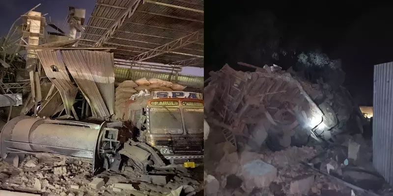 ಭದ್ರಾವತಿ | ರೈಸ್‌ಮಿಲ್‌ನಲ್ಲಿ ಬಾಯ್ಲರ್ ಸ್ಫೋಟ : ಹಲವರಿಗೆ ಗಾಯ