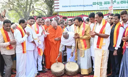 87ನೇ ಅಖಿಲ ಭಾರತ ಕನ್ನಡ ಸಾಹಿತ್ಯ ಸಮ್ಮೇಳನ: ಸಮ್ಮೇಳನಾಧ್ಯಕ್ಷರ ಮೆರವಣಿಗೆ ಆರಂಭ