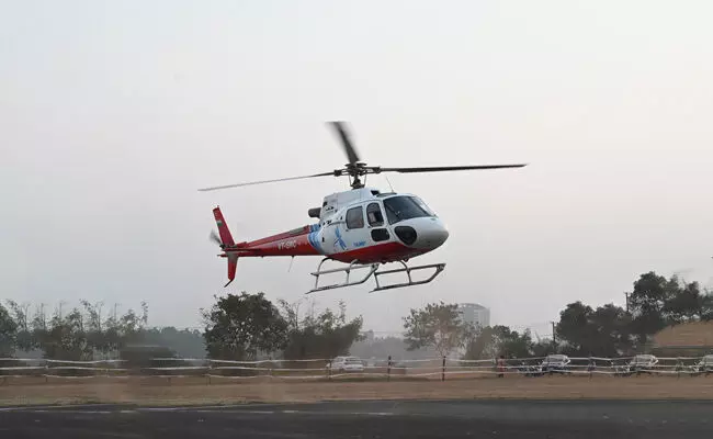 ಕರಾವಳಿ ಉತ್ಸವದಲ್ಲಿ ಹೆಲಿಕಾಪ್ಟರ್ ಮೂಲಕ ಕರಾವಳಿ ಪ್ರದಕ್ಷಿಣೆ