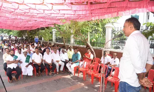 ಮಂಗಳೂರಿನಲ್ಲಿ ಜಾತ್ಯತೀತ ಪಕ್ಷಗಳು, ಸಂಘಟನೆಗಳ ಜಂಟಿ ವೇದಿಕೆ ನೇತೃತ್ವದಲ್ಲಿ ಧರಣಿ