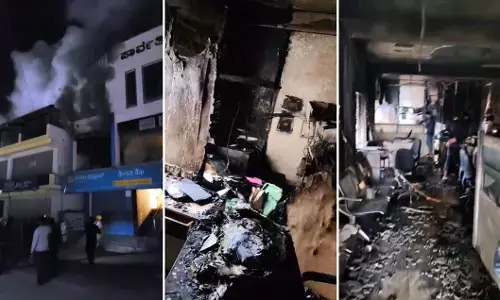 ಮೂಡಿಗೆರೆ | ಬೆಂಕಿ ಆಕಸ್ಮಿಕ: ಶ್ರೀರಾಮ್ ಫೈನಾನ್ಸ್ ಕಚೇರಿ ಭಸ್ಮ