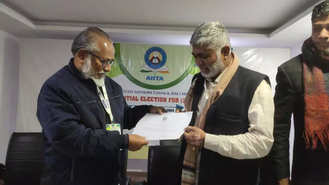 ಐಟಾ ರಾಷ್ಟ್ರೀಯ ಅಧ್ಯಕ್ಷರಾಗಿ ಶೇಖ್ ಅಬ್ದುಲ್ ರಹೀಮ್ ಮರು ಆಯ್ಕೆ