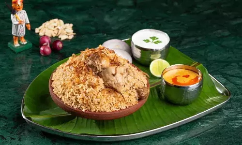 There are countless push-cart vendors serving biryani throughout the day and night, contributing to the widespread availability of this popular dish.