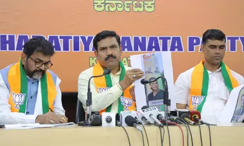 ಕಾಂಗ್ರೆಸ್ ಅಧಿವೇಶನ ವಿರೋಧಿಸಿ ನಾಳೆ ಗಾಂಧಿ ಪ್ರತಿಮೆ ಮುಂದೆ ಬಿಜೆಪಿಯಿಂದ ಧರಣಿ : ವಿಜಯೇಂದ್ರ