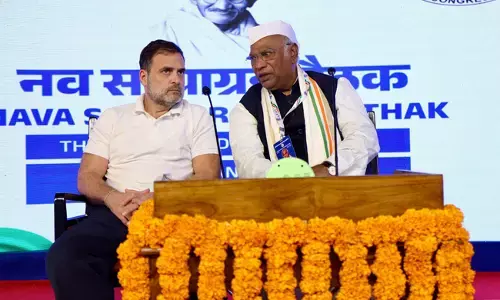 Photo of Rahul Gandhi,Mallikarjuna Kharge