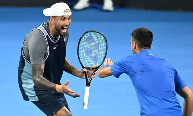 ಬ್ರಿಸ್ಬೇನ್ ಇಂಟರ್‌ನ್ಯಾಶನಲ್ | ಜೊಕೊವಿಕ್-ಕಿರ್ಗಿಯೊಸ್‌ಗೆ ಜಯ