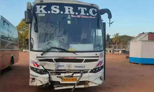ಕಾರವಾರ: ಕೆಎಸ್ಸಾರ್ಟಿಸಿ ಬಸ್ ಢಿಕ್ಕಿ; ಮೂವರು ಮೃತ್ಯು