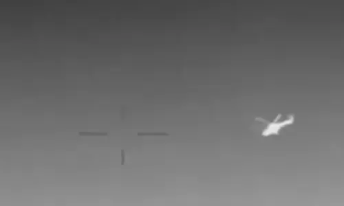 ರಶ್ಯದ ಎಂಐ-8 ಹೆಲಿಕಾಪ್ಟರ್ ಹೊಡೆದುರುಳಿಸಿದ ಉಕ್ರೇನ್ ನ ಡ್ರೋನ್