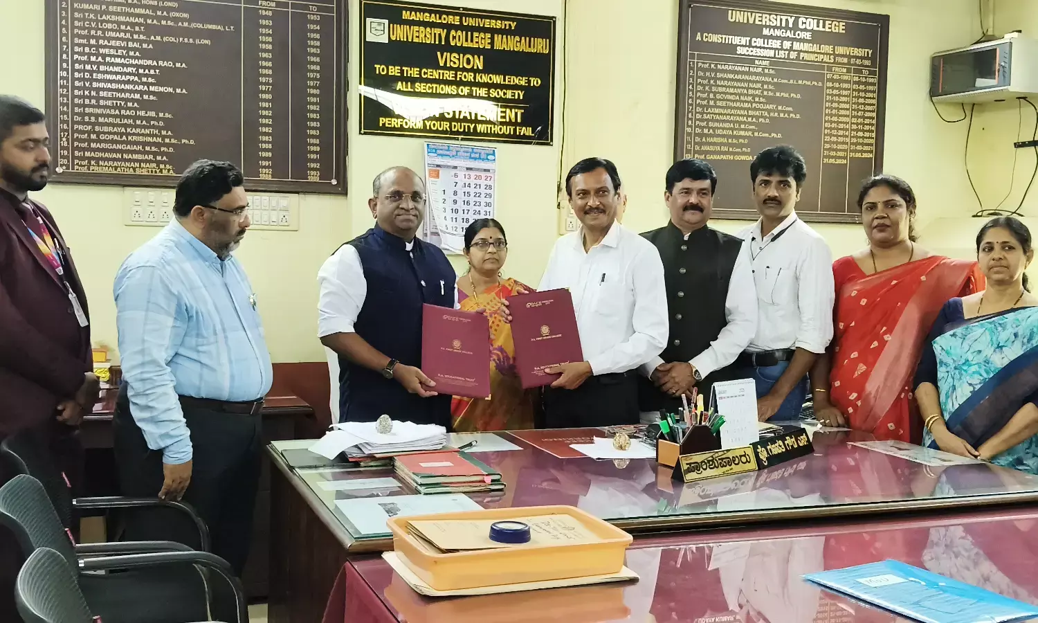 ಮಂಗಳೂರು ವಿ.ವಿ. ಕಾಲೇಜು ಹಾಗೂ ಪಿ.ಎ. ಪ್ರಥಮ ದರ್ಜೆ ಕಾಲೇಜಿನ ನಡುವೆ ಒಡಂಬಡಿಕೆ