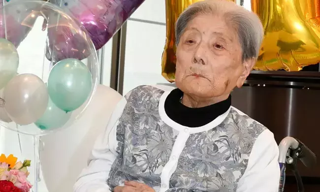 ವಿಶ್ವದ ಅತ್ಯಂತ ಹಿರಿಯ ವ್ಯಕ್ತಿ, ಜಪಾನ್‍ನ ಮಹಿಳೆ ನಿಧನ