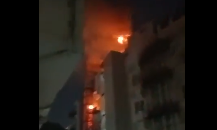 ಹೈದರಾಬಾದ್ | ಮಿನರ್ವ ಹೋಟೆಲ್ ನಲ್ಲಿ ಭಾರೀ ಅಗ್ನಿ ಅವಘಡ : ವೀಡಿಯೊ ವೈರಲ್