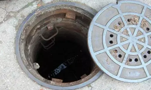 Photo of septic tank