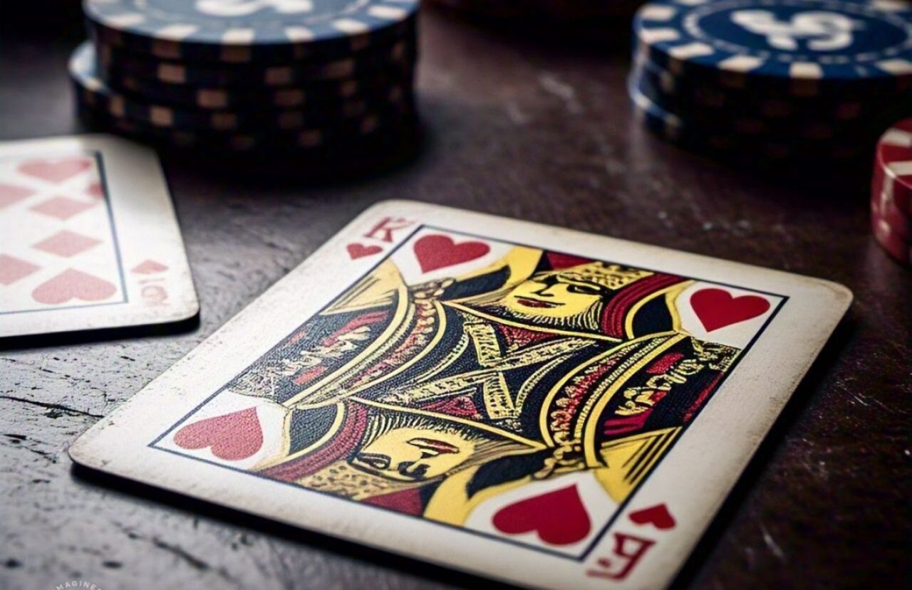 Photo of gambling card