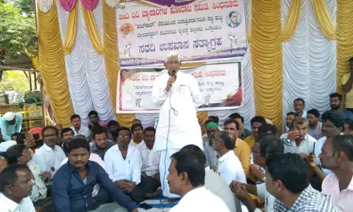 ಸಿಂಧನೂರು ಬೀದಿ ಬದಿಯ ಹೋರಾಟಗಾರರಿಂದ ತಾತ್ಕಾಲಿಕ ಹೋರಾಟ ಸ್ಥಗಿತ