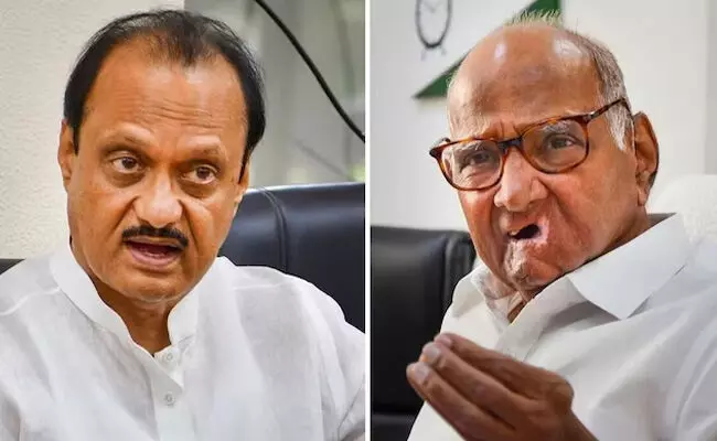 Ajit Pawar, Sharad Pawar