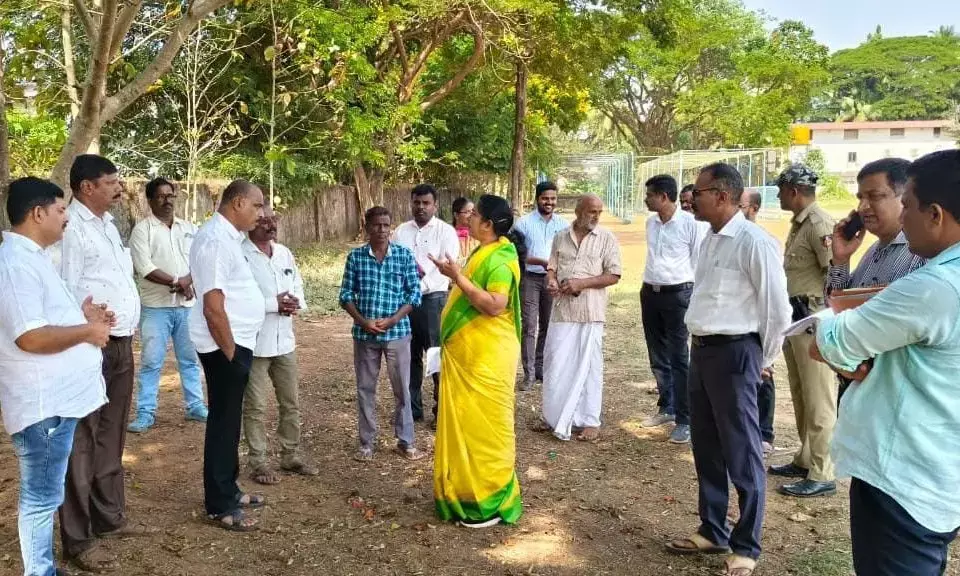 ಕುಂದಾಪುರ ಗಾಂಧಿ ಮೈದಾನ ಸುಂದರಿಕರಣ: ಉಡುಪಿ ಡಿಸಿಯಿಂದ ಪರಿಶೀಲನೆ