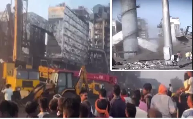 ಚತ್ತೀಸ್‌ಗಡ | ಕಬ್ಬಿಣ ತಯಾರಿಸುವ ಘಟಕದ ಚಿಮಿಣಿ ಕುಸಿತ ; ಕನಿಷ್ಠ   ನಾಲ್ವರು ಕಾರ್ಮಿಕರು ಮೃತ್ಯು