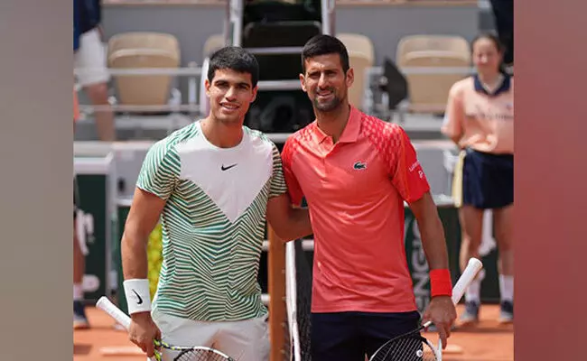 Carlos Alcaraz , Novak Djokovic Carlos Alcaraz , Novak Djokovic