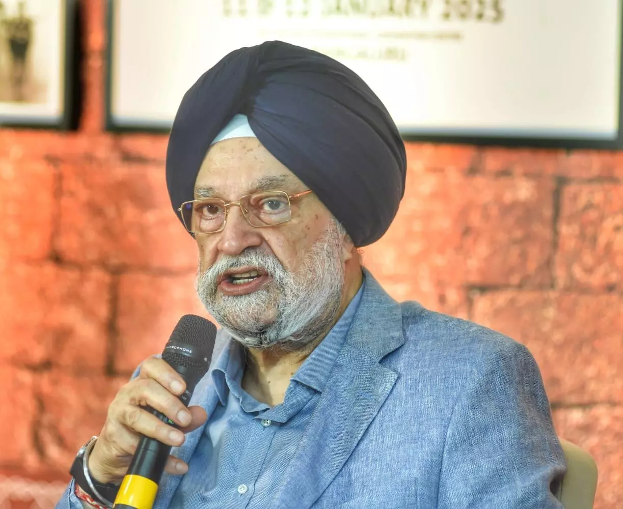 ಶೀಘ್ರವೇ ಭಾರತ 3ನೆ ಅತಿದೊಡ್ಡ ಆರ್ಥಿಕ ಶಕ್ತಿಯಾಗಲಿದೆ: ಕೇಂದ್ರ ಸಚಿವ ಹರ್ದೀಪ್ ಸಿಂಗ್ ಪುರಿ ಶೀಘ್ರವೇ ಭಾರತ 3ನೆ ಅತಿದೊಡ್ಡ ಆರ್ಥಿಕ ಶಕ್ತಿಯಾಗಲಿದೆ: ಕೇಂದ್ರ ಸಚಿವ ಹರ್ದೀಪ್ ಸಿಂಗ್ ಪುರಿ