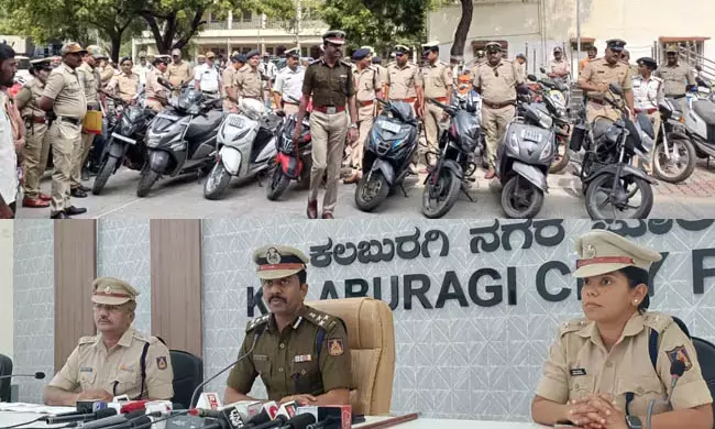 ಕಲಬುರಗಿ | ಅಪ್ರಾಪ್ತರು ಚಲಾಯಿಸಿದ 154 ಬೈಕ್ ವಶ: ಕಮಿಷನರ್ ಶರಣಪ್ಪ ಎಸ್.ಡಿ