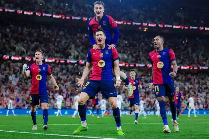 ರಿಯಲ್ ಮ್ಯಾಡ್ರಿಡ್ ವಿರುದ್ಧ ಭರ್ಜರಿ ಗೆಲುವಿನೊಂದಿಗೆ ಸ್ಪ್ಯಾನಿಷ್ ಸೂಪರ್ ಕಪ್ ಗೆದ್ದ ಬಾರ್ಸಿಲೋನಾ ಎಫ್ ಸಿ