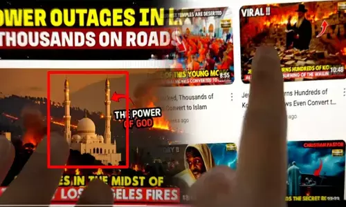 ಫ್ಯಾಕ್ಟ್ ಚೆಕ್ | AI ವೀಡಿಯೊ ರಚಿಸಿ ಲಾಸ್ ಏಂಜಲೀಸ್ ನಲ್ಲಿ ಕಾಡ್ಗಿಚ್ಚಿನಿಂದ ಮಸೀದಿಗೆ ಹಾನಿಯಾಗಿಲ್ಲ ಎಂದು ವೈರಲ್