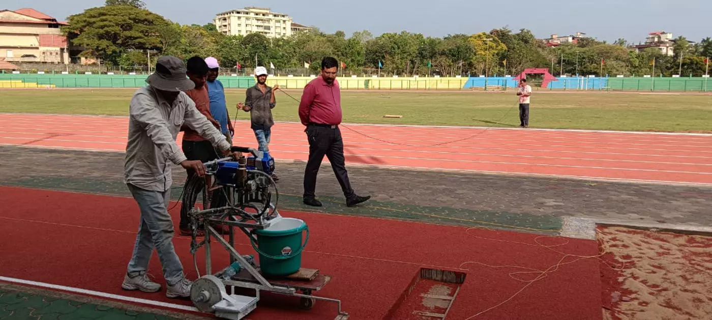 ಅಥ್ಲೆಟಿಕ್ ಸ್ಪರ್ಧೆಗೆ ಸಜುಗೊಳ್ಳುತ್ತಿದೆ ಉಡುಪಿ ಜಿಲ್ಲಾ ಮಹಾತ್ಮಗಾಂಧಿ ಕ್ರೀಡಾಂಗಣ ಅಥ್ಲೆಟಿಕ್ ಸ್ಪರ್ಧೆಗೆ ಸಜುಗೊಳ್ಳುತ್ತಿದೆ ಉಡುಪಿ ಜಿಲ್ಲಾ ಮಹಾತ್ಮಗಾಂಧಿ ಕ್ರೀಡಾಂಗಣ