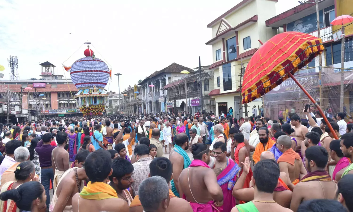 ಉಡುಪಿ: ಹಗಲು ರಥೋತ್ಸವದೊಂದಿಗೆ ಸಂಪನ್ನಗೊಂಡ ಸಪ್ತೋತ್ಸವ