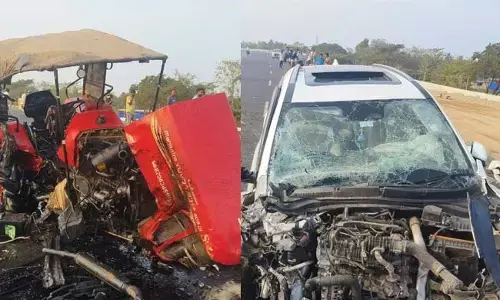 ಶಿವಮೊಗ್ಗ | ಭೀಕರ ರಸ್ತೆ ಅಪಘಾತ; ವೈದ್ಯಕೀಯ ವಿದ್ಯಾರ್ಥಿನಿ ಮೃತ್ಯು, ನಾಲ್ವರಿಗೆ ಗಂಭೀರ ಗಾಯ