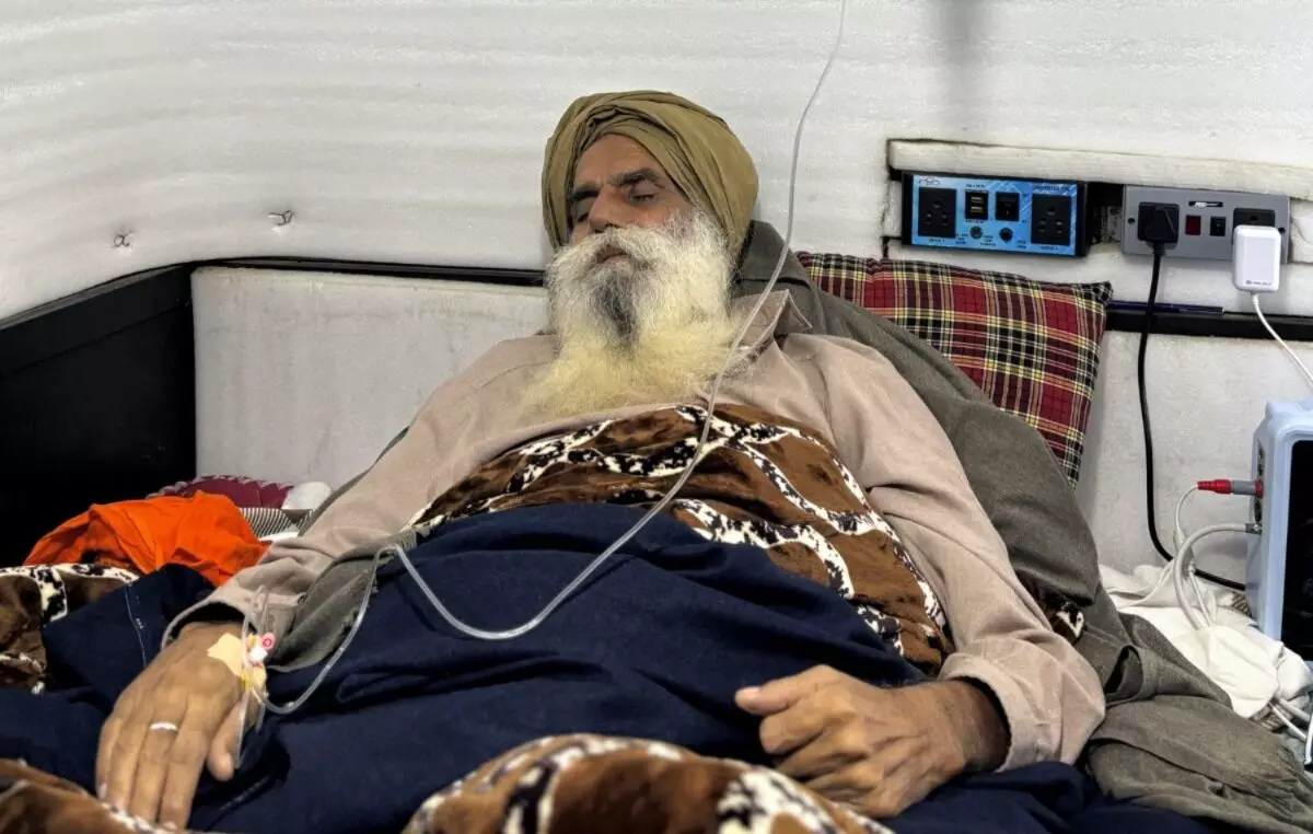 Photo of farmer leader Jagjit Singh Dallewal