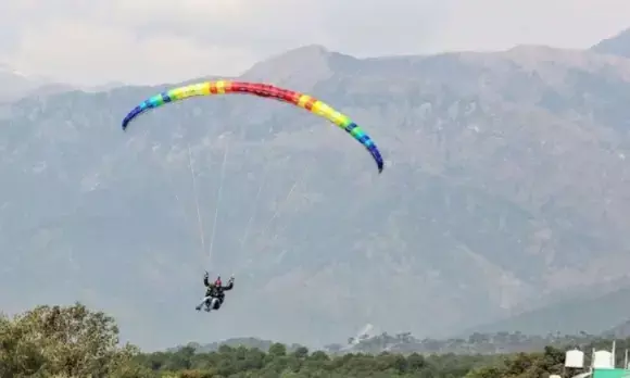 Photo of paragliding