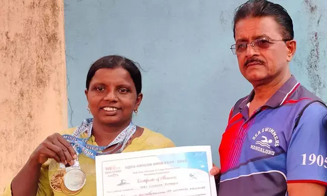 ಈಜು ಸ್ಪರ್ಧೆ ಯಲ್ಲಿ ಬೋಳಾರ ದ.ಕ.ಜಿ.ಪಂ.ಹಿ. ಪ್ರಾಥಮಿಕ ಶಾಲೆಯ ಸುಜಾತಾ ಏಕನಾಥ್ ಗೆ 2 ಚಿನ್ನ,1 ಬೆಳ್ಳಿ ಪದಕ