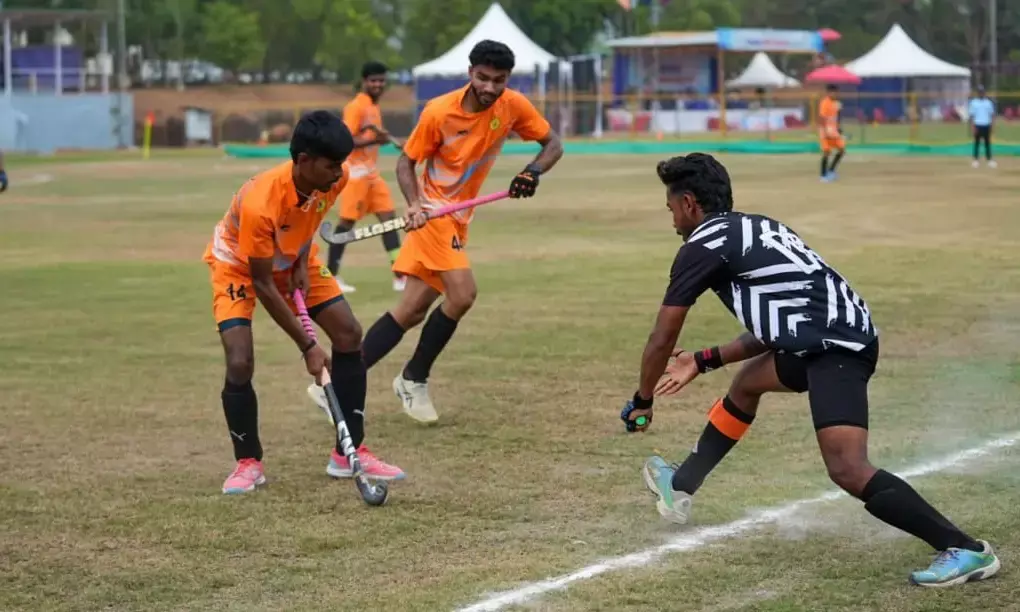 ಕರ್ನಾಟಕ ಕ್ರೀಡಾಕೂಟದ ಪುರುಷರ ಹಾಕಿ ಸ್ಪರ್ಧೆ: ಬೆಂಗಳೂರು, ಹಾವೇರಿ ತಂಡಗಳಿಗೆ ಜಯ