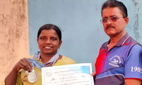 ಈಜು ಸ್ಪರ್ಧೆ ಯಲ್ಲಿ ಬೋಳಾರ ದ.ಕ.ಜಿ.ಪಂ.ಹಿ. ಪ್ರಾಥಮಿಕ ಶಾಲೆಯ ಸುಜಾತಾ ಏಕನಾಥ್ ಗೆ 2 ಚಿನ್ನ,1 ಬೆಳ್ಳಿ ಪದಕ