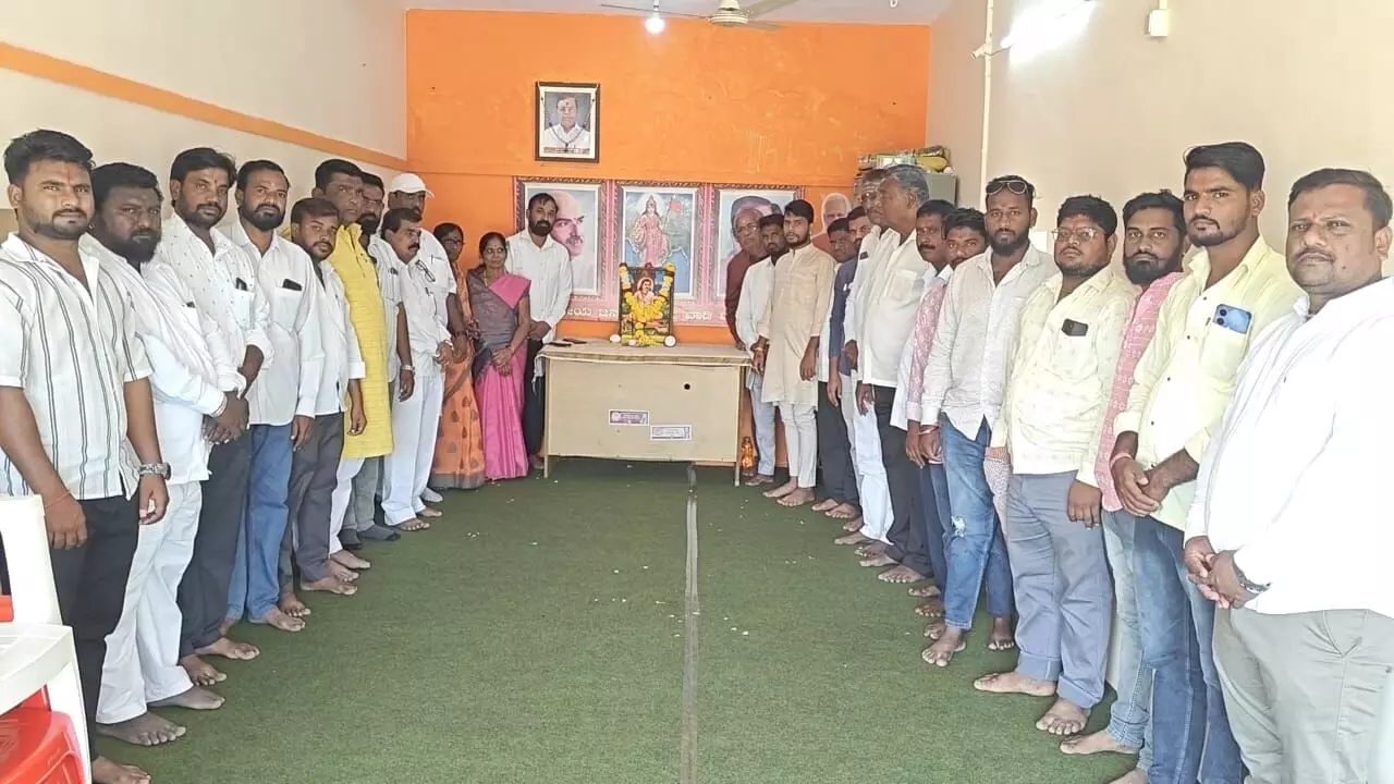 ವಾಡಿ ಬಿಜೆಪಿ ಕಛೇರಿಯಲ್ಲಿ ನಿಜಶರಣ ಅಂಬಿಗರ ಚೌಡಯ್ಯ ಜಯಂತಿ