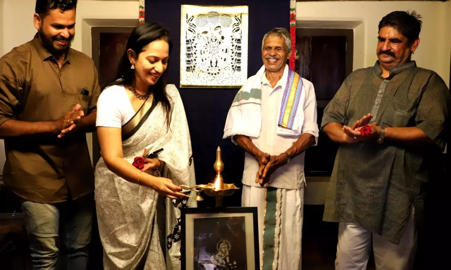 ಬೃಂದಾವನದಿಂದ ಉಡುಪಿಯೆಡೆಗೆ ಸಾಂಝಿ ಕಲಾಕೃತಿಗಳ ಪ್ರದರ್ಶನ ಉದ್ಘಾಟನೆ