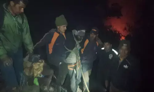ಉತ್ತರಾಖಂಡ: ಕಾಡ್ಗಿಚ್ಚಿನಲ್ಲಿ ಸಿಲುಕಿ ದಾರಿ ತಪ್ಪಿದ ಮೂವರು ಚಾರಣಿಗರ ರಕ್ಷಣೆ