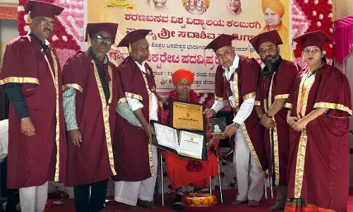 ಸದಾಶಿವ ಸ್ವಾಮೀಜಿಗೆ ಗೌರವ ಡಾಕ್ಟರೇಟ್ ಪದವಿ ಪ್ರದಾನ