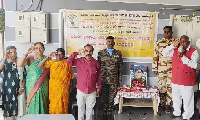 ಸುಭಾಷ್ ಚಂದ್ರ ಬೋಸ್ ಅವರು ಅಪ್ರತಿಮ ಸ್ವಾತಂತ್ರ್ಯ ಹೋರಾಟಗಾರ: ವೀರಭದ್ರಪ್ಪ ಉಪ್ಪಿನ್