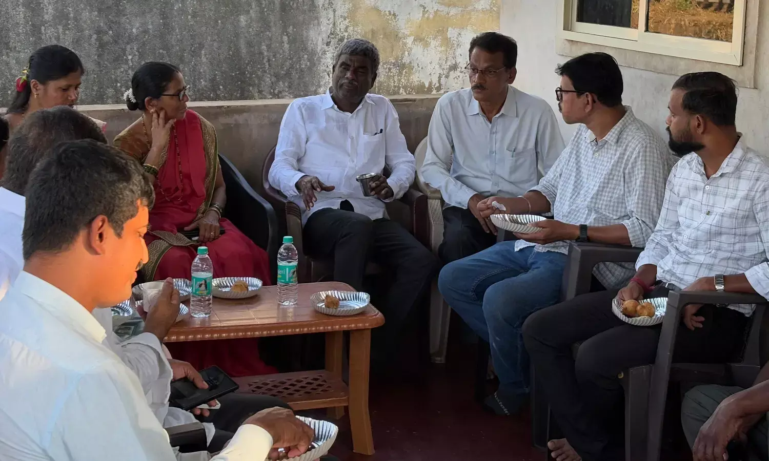 ಕೋಟೇಶ್ವರ ಮೇಪು ಕೊರಗರ ಕಾಲೋನಿಗೆ ಸಂಸದ ಕೋಟ ಭೇಟಿ