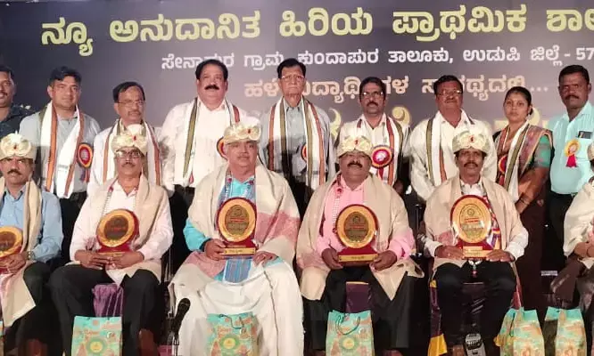 ಬಂಟ್ವಾಡಿ ಶಾಲಾ ಅಮೃತ ಮಹೋತ್ಸವ: ಶಿಕ್ಷಕರಿಗೆ ಸನ್ಮಾನ