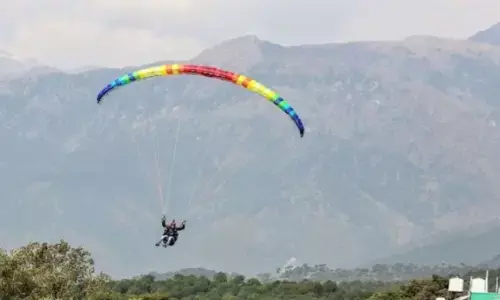 Photo of paragliding