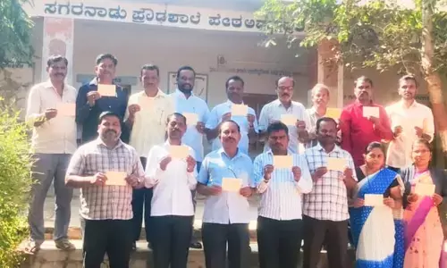 ಯಾದಗಿರಿ | ಒಪಿಎಸ್ ಜಾರಿಗೊಳಿಸಲು ಆಗ್ರಹಿಸಿ ಪತ್ರ ಚಳುವಳಿ