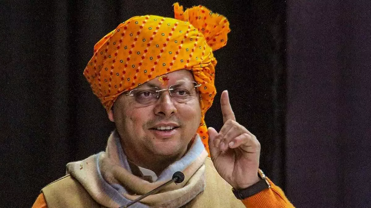 Photo of Pushkar Singh Dhami