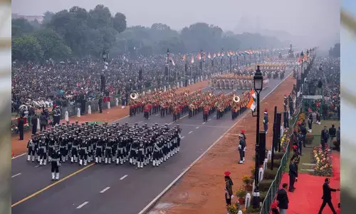 76ನೇ ಗಣರಾಜ್ಯೋತ್ಸವ ಮೆರವಣಿಗೆ ಕರ್ತವ್ಯಪಥದಲ್ಲಿ ದೇಶದ ಸಾಂಸ್ಕೃತಿಕ, ಮಿಲಿಟರಿ ಶಕ್ತಿಯ ಅನಾವರಣ