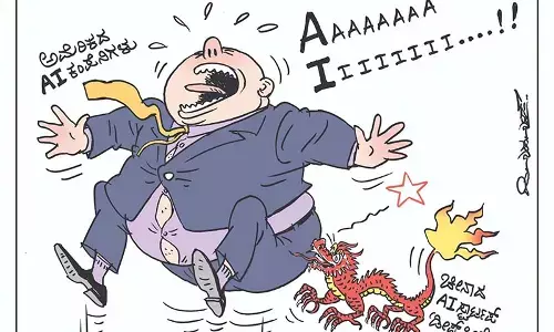 ಛೂ ಬಾಣ | ಪಿ. ಮಹಮ್ಮದ್ ಕಾರ್ಟೂನ್